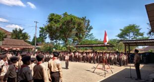 Pramuka MI Ma’arif NU Dawuhan Wetan Perkuat Karakter Lewat Implementasi Tri Satya dan Dasa Darma